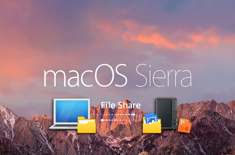 macOS Sierra에서 파일 공유