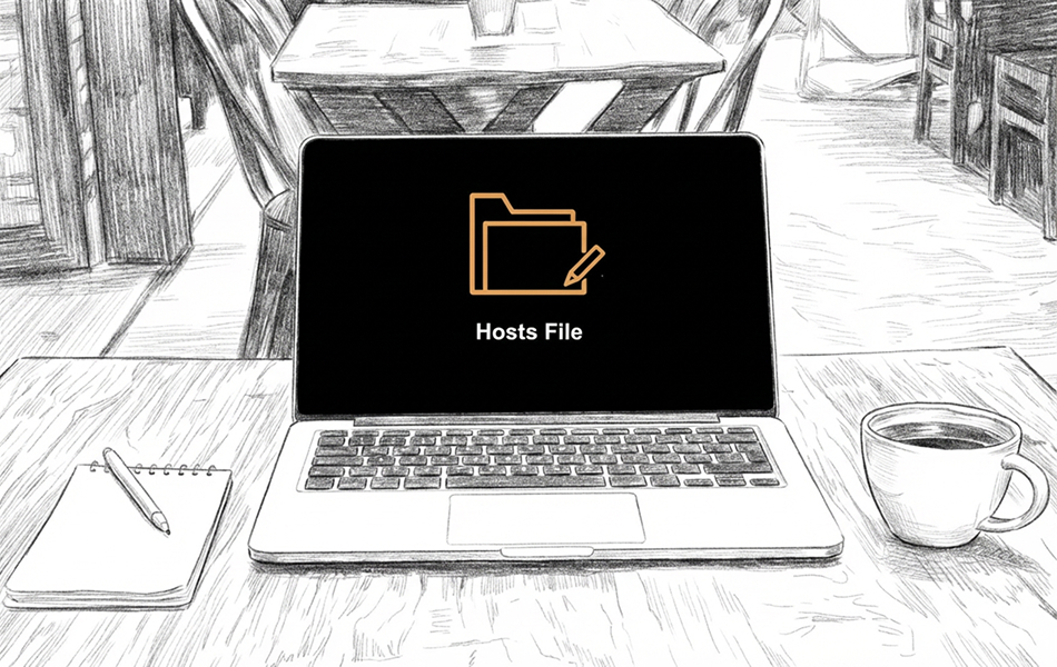 맥에서 hosts 파일 수정 방법