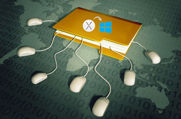 맥에서 윈도우즈 사용자와 파일 공유 설정